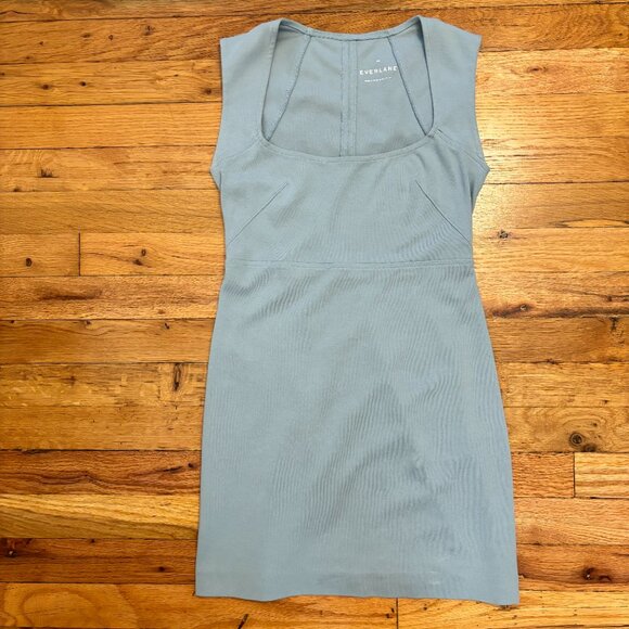 everlane 90s mini dress Everlane Dream Strapless Mini Dress In Black, Size XL, Cotton
